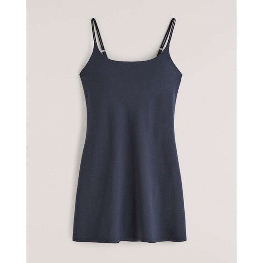 Abercrombie & Fitch Traveler Mini Dress Navy Blue - S